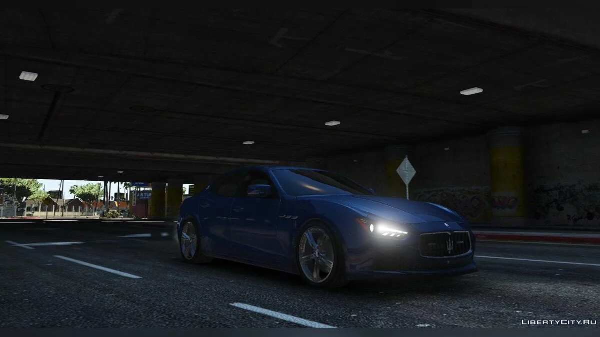 Maserati Ghibli S Unmarked [Replace] [ELS] / GTA 5