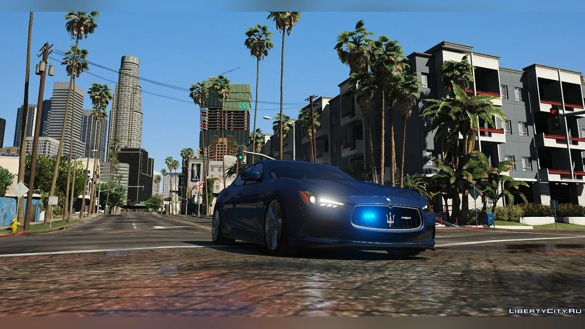 Maserati Ghibli S Unmarked [Replace] [ELS] / GTA 5