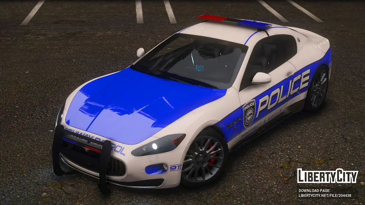 2009 Maserati GranTurismo S SCPD v1.0 / GTA 5