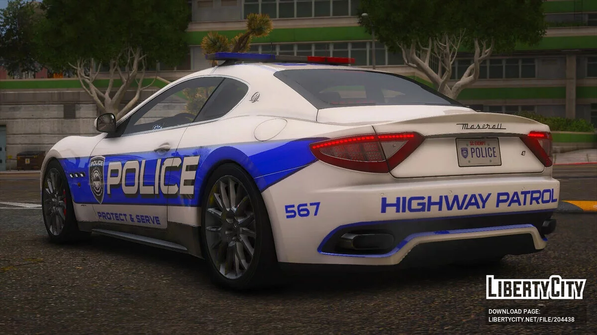2009 Maserati GranTurismo S SCPD v1.0 / GTA 5