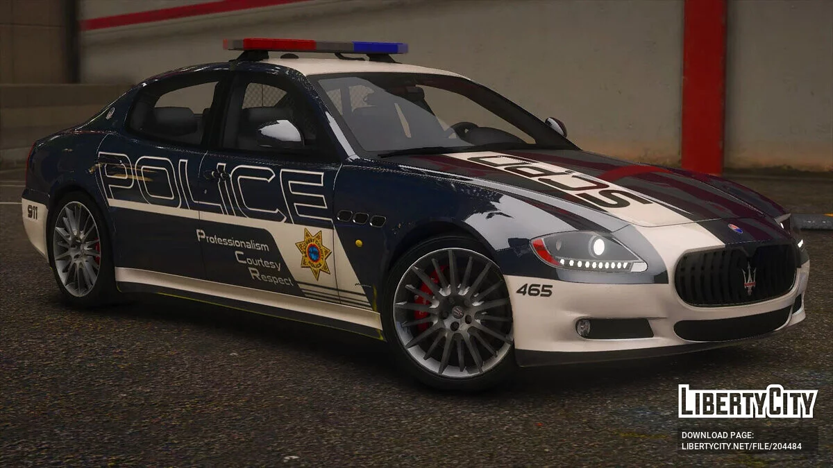 2009 Maserati Quattroporte Sport GTS SCPD v1.0 / GTA 5
