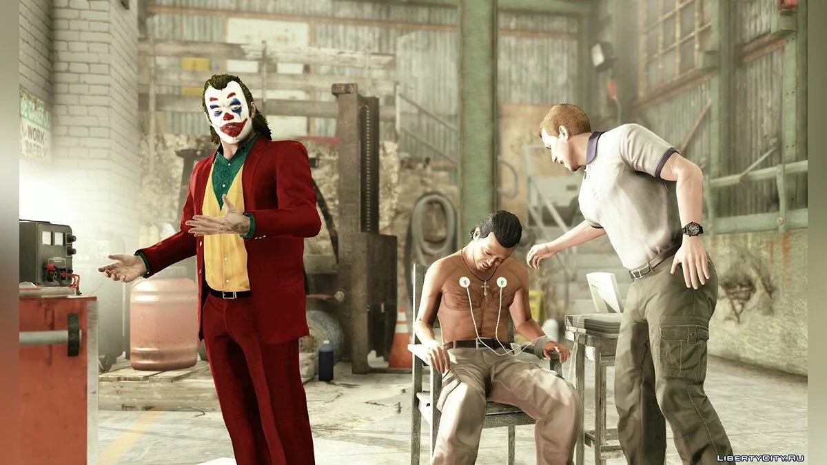 Texture Joker for Trevor [JOKER 2019] 1.0 / GTA 5