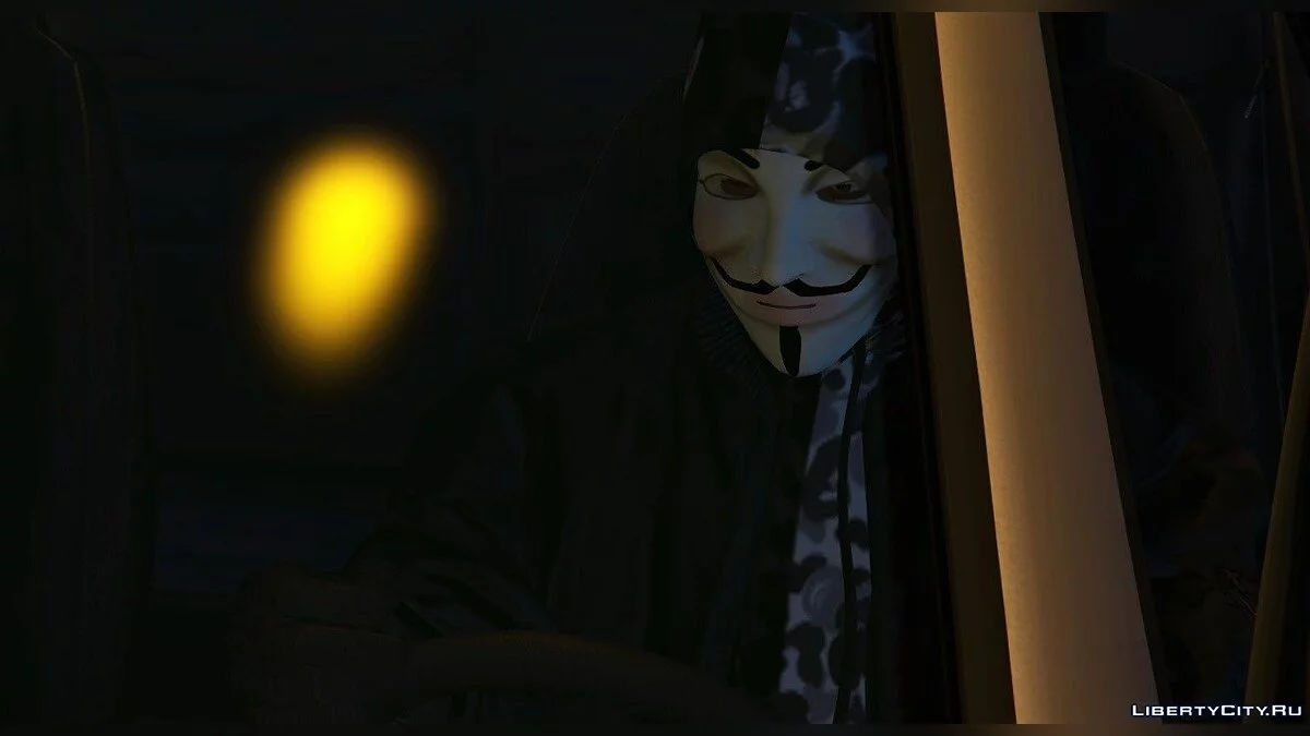 Маска Анонимуса для Франклина / GTA 5