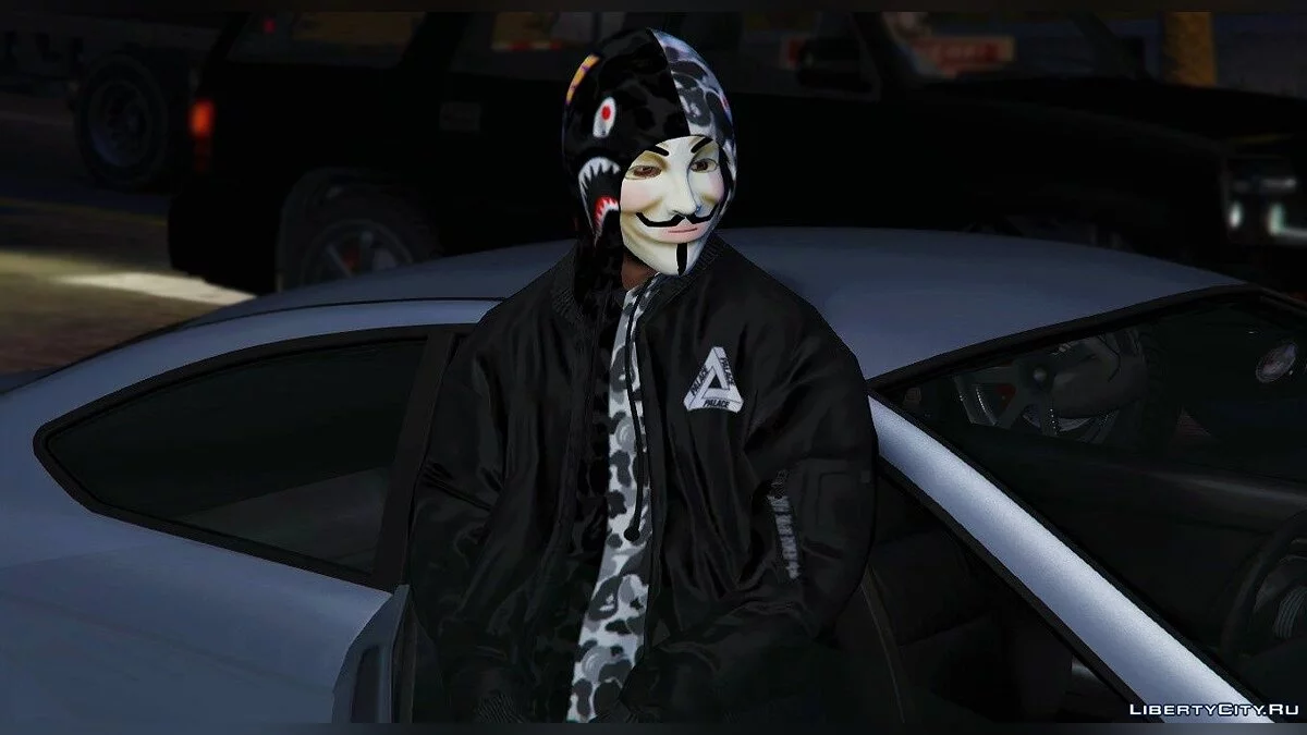 Маска Анонимуса для Франклина / GTA 5