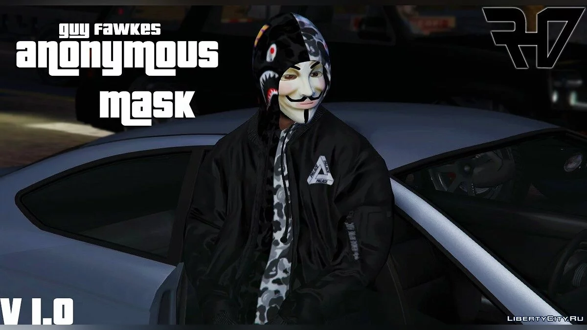 Маска Анонимуса для Франклина / GTA 5