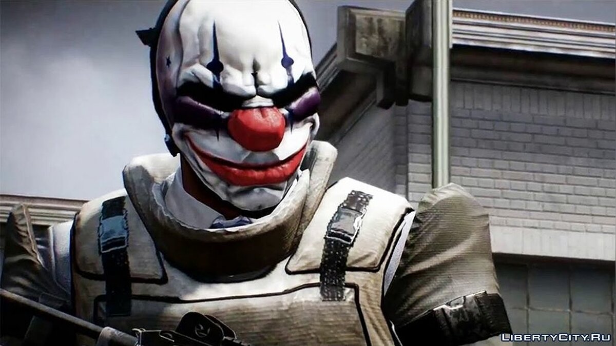 Скачать Маска Чейнса из игры PAYDAY 2 для GTA 5