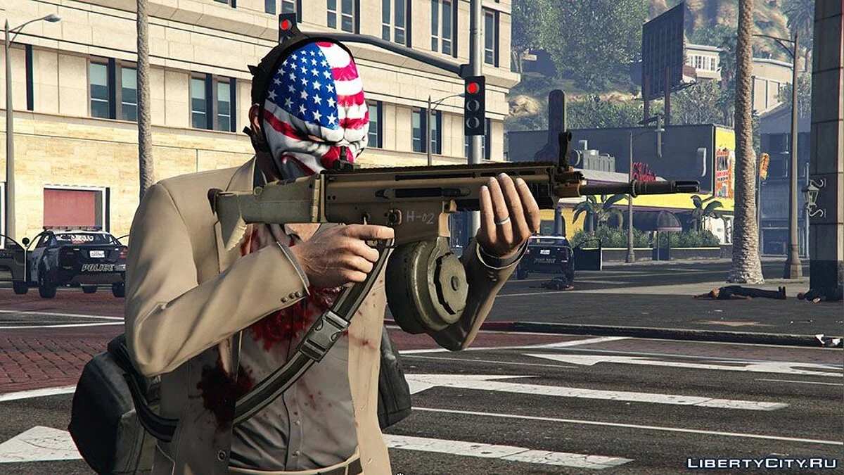 Маска Далласа из игры PAYDAY 2 / GTA 5