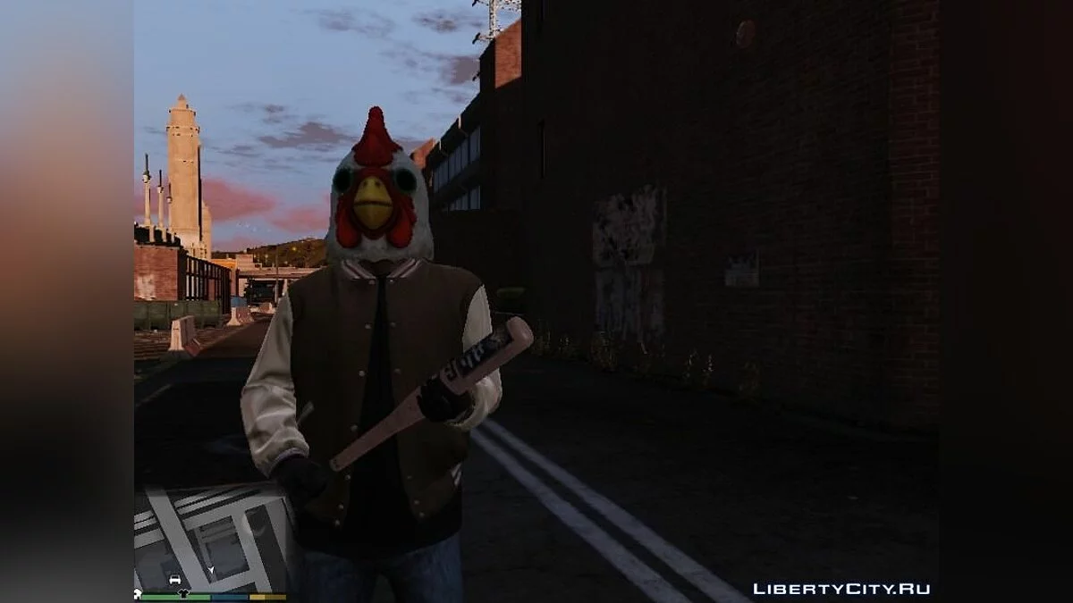 Маска Ричарда из игры Hotline Miami / GTA 5