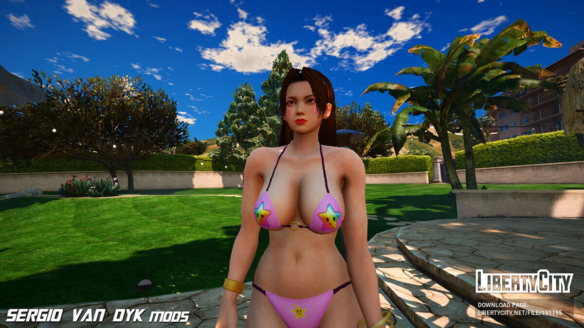 Маи Ширануи из Dead Or Alive в бикини / GTA 5