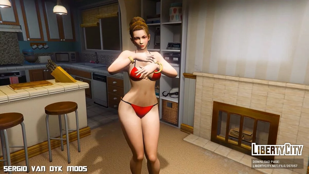 Маи Ширануи в бикини / GTA 5