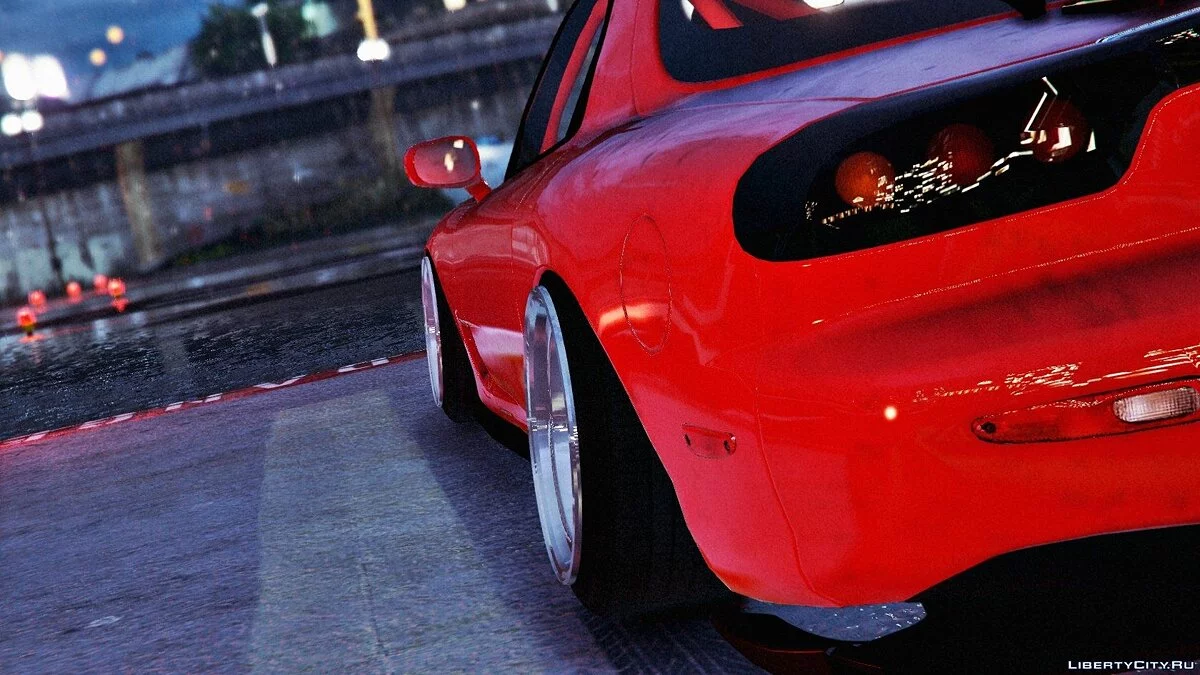 Mazda RX7 FD3S Stanced / Cambered / GTA 5