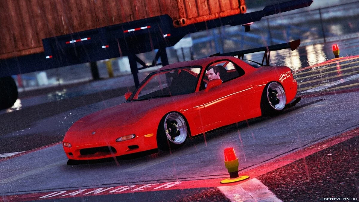 Mazda RX7 FD3S Stanced / Cambered / GTA 5