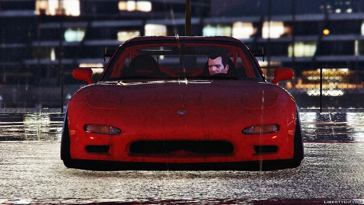 Mazda RX7 FD3S Stanced / Cambered / GTA 5