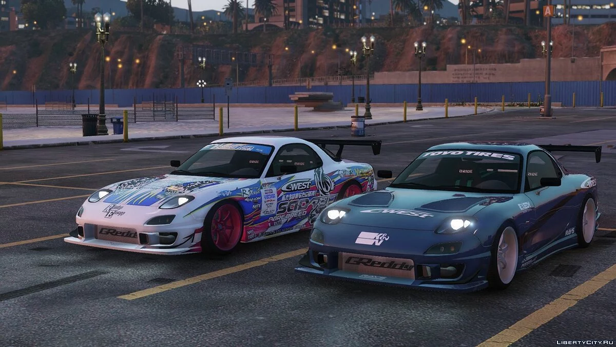 Mazda RX7 C-West [Add-On / Replace | Livery | Template] 1.5 / GTA 5