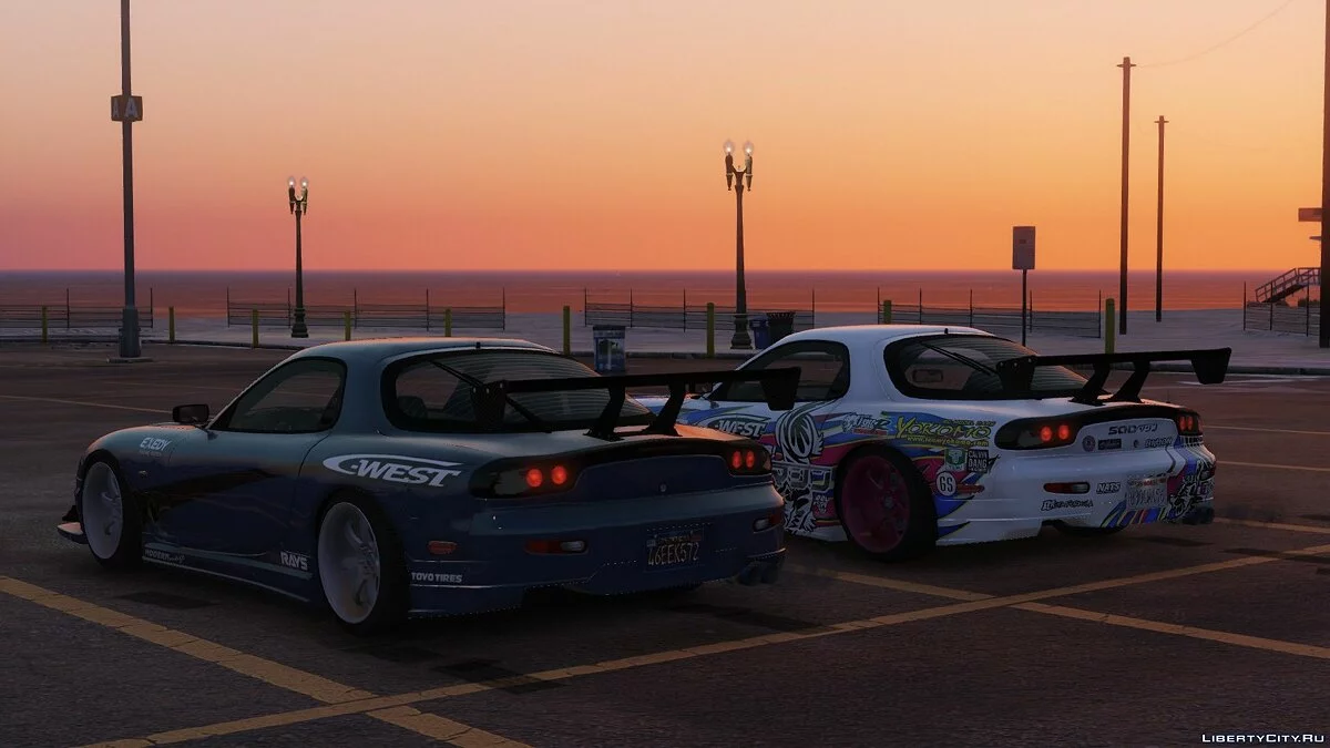 Mazda RX7 C-West [Add-On / Replace | Livery | Template] 1.5 / GTA 5