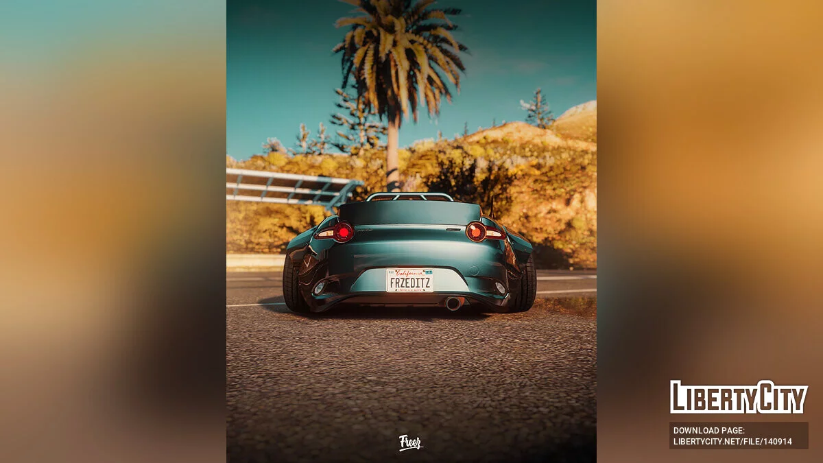 2016 Mazda MX5 Pandem [Add-On | Tuning | Animated Engine] 1.1 / GTA 5