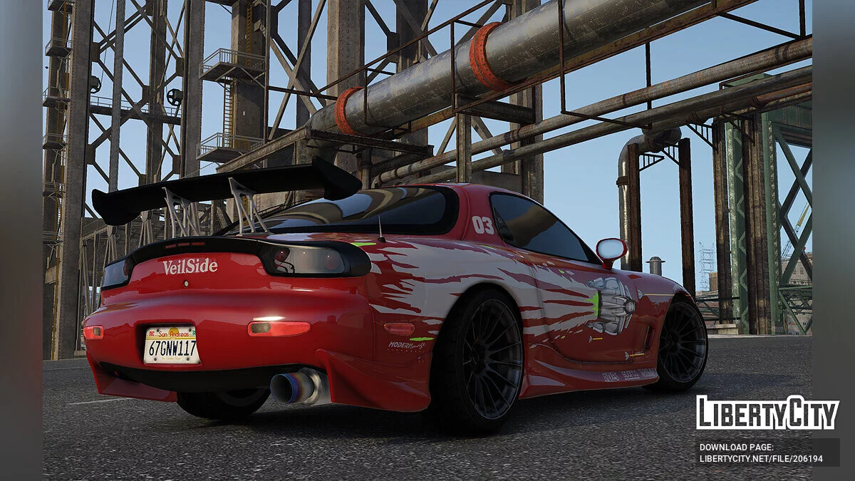 Mazda RX-7 Dominic Toretto Fast & Furious v3.0 / GTA 5