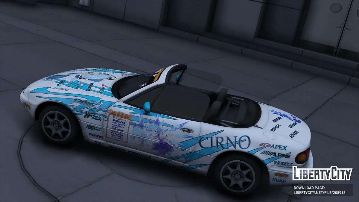 Mazda MX-5 Itasha Cirno / GTA 5
