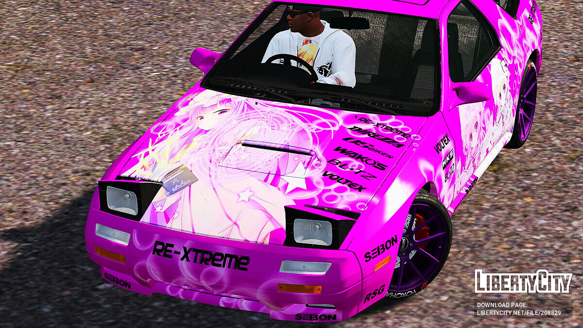 Скачать Mazda RX-7 FC3S Itasha для GTA 5