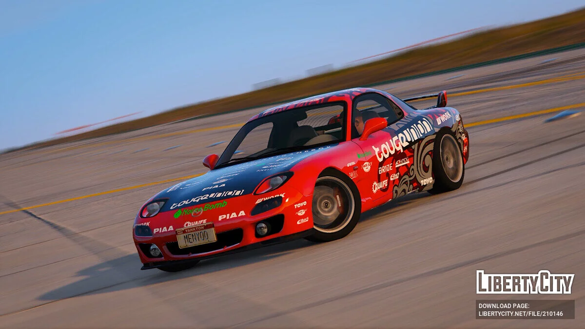 Mazda RX7 (Aki Kimura's Vinyl) Drift King's / GTA 5