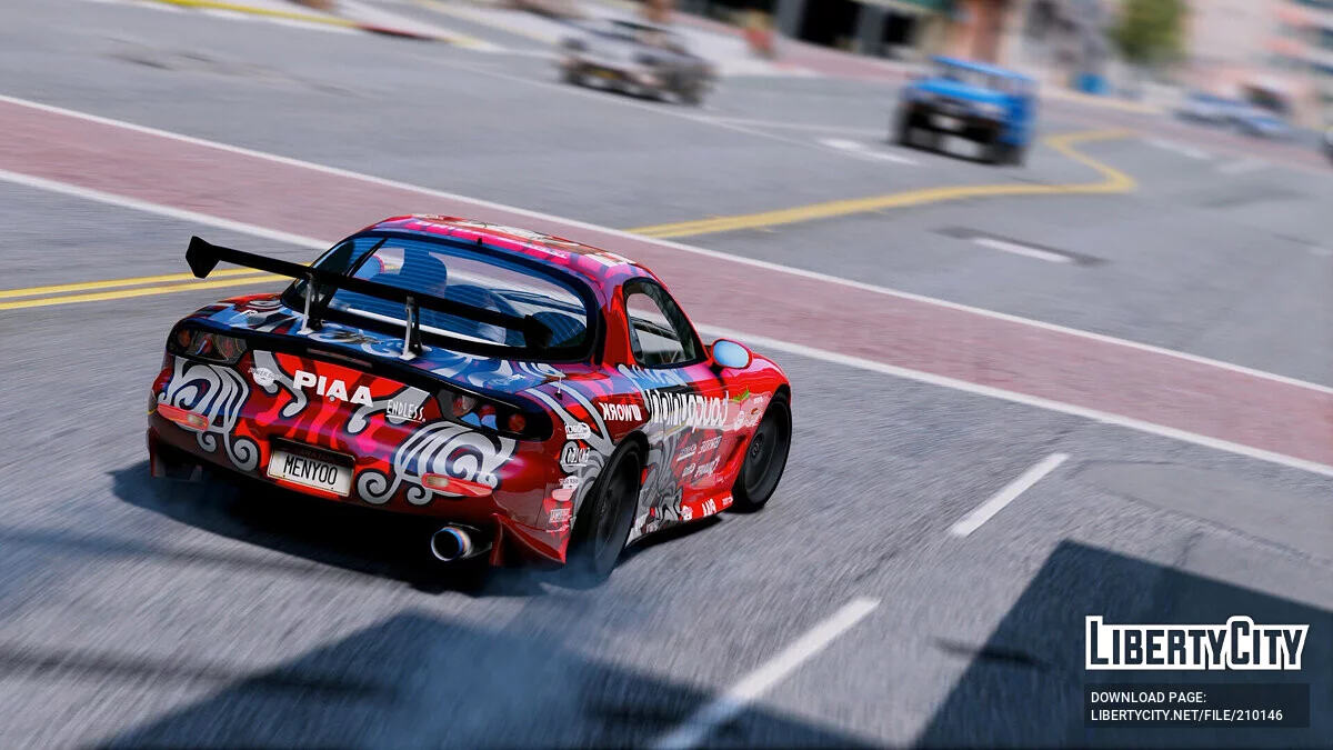 Mazda RX7 (Aki Kimura's Vinyl) Drift King's / GTA 5