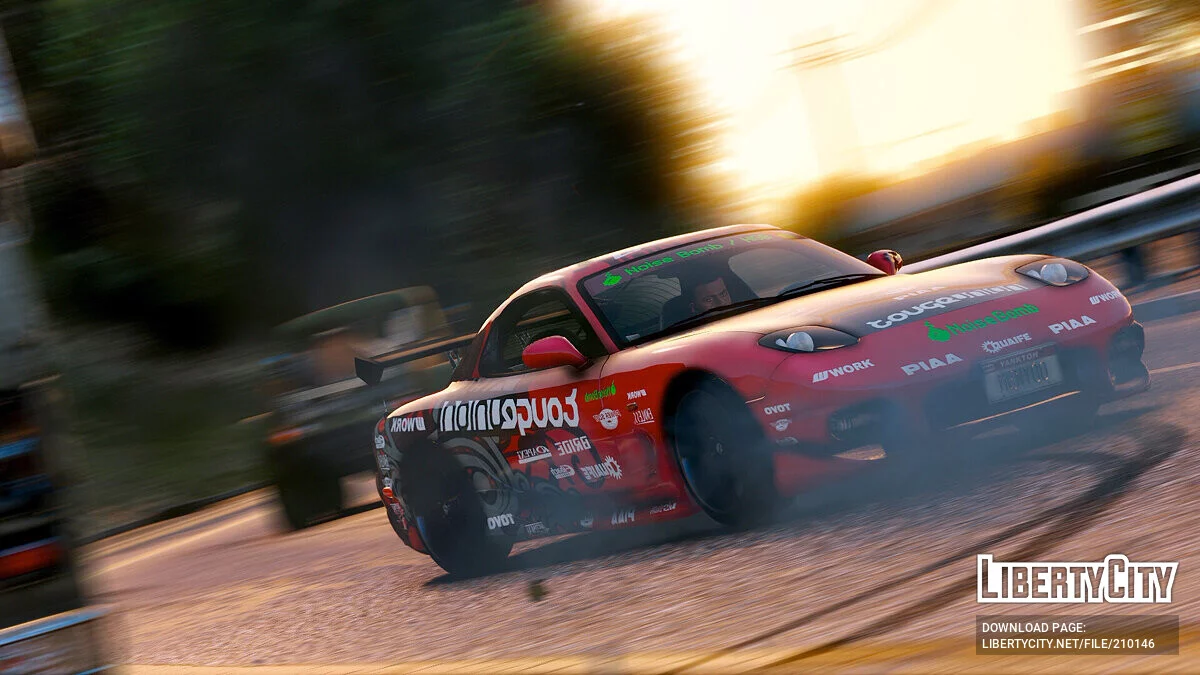 Mazda RX7 (Aki Kimura's Vinyl) Drift King's / GTA 5