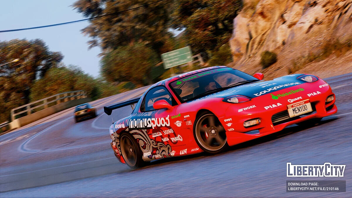 Mazda RX7 (Aki Kimura's Vinyl) Drift King's / GTA 5