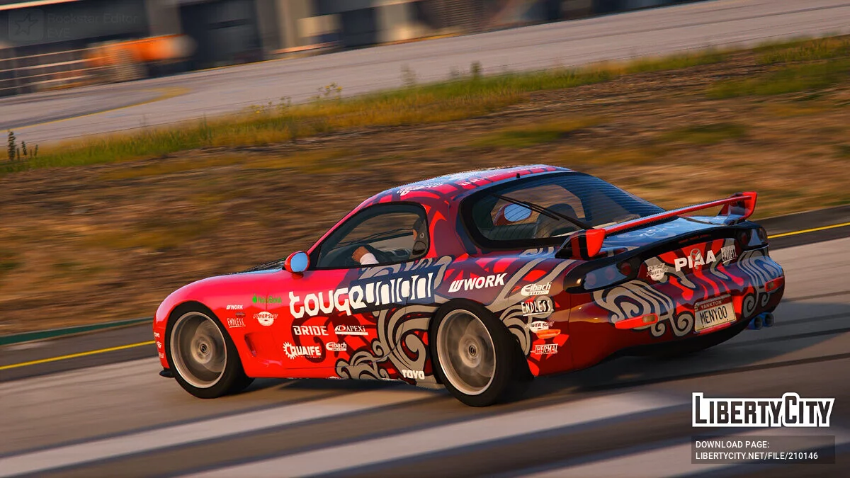 Mazda RX7 (Aki Kimura's Vinyl) Drift King's / GTA 5