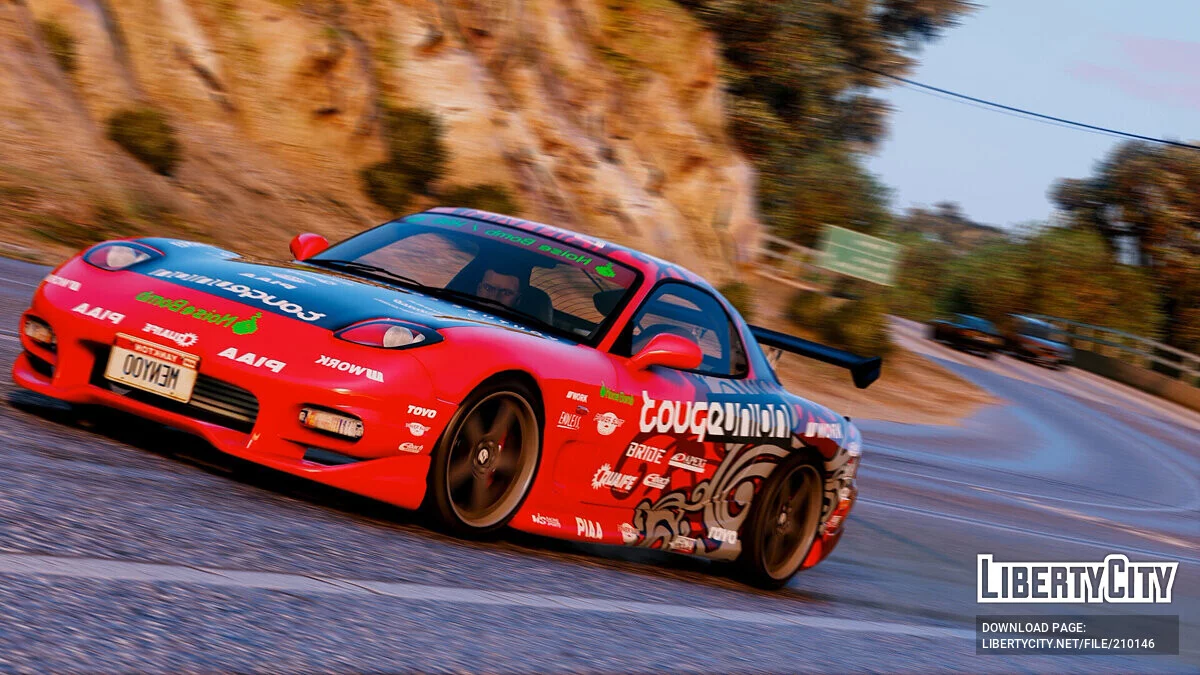 Mazda RX7 (Aki Kimura's Vinyl) Drift King's / GTA 5