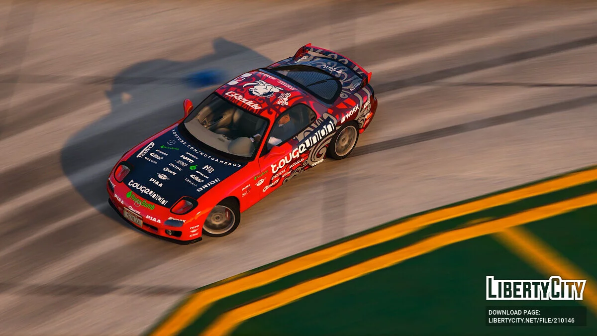 Mazda RX7 (Aki Kimura's Vinyl) Drift King's / GTA 5