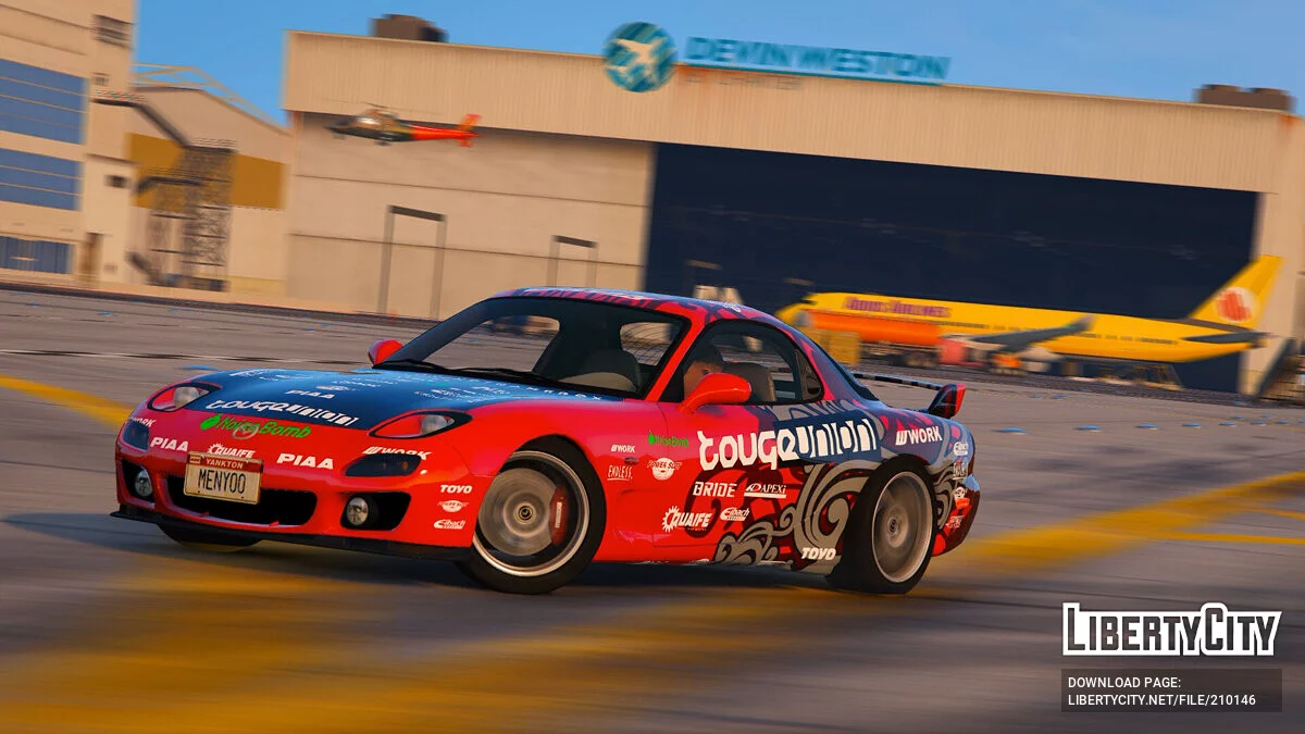 Mazda RX7 (Aki Kimura's Vinyl) Drift King's / GTA 5