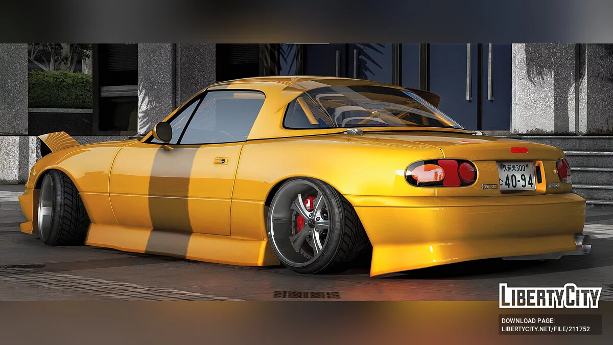 Mazda MX5 K20 Swapped RWD Turbo 420WHP / GTA 5