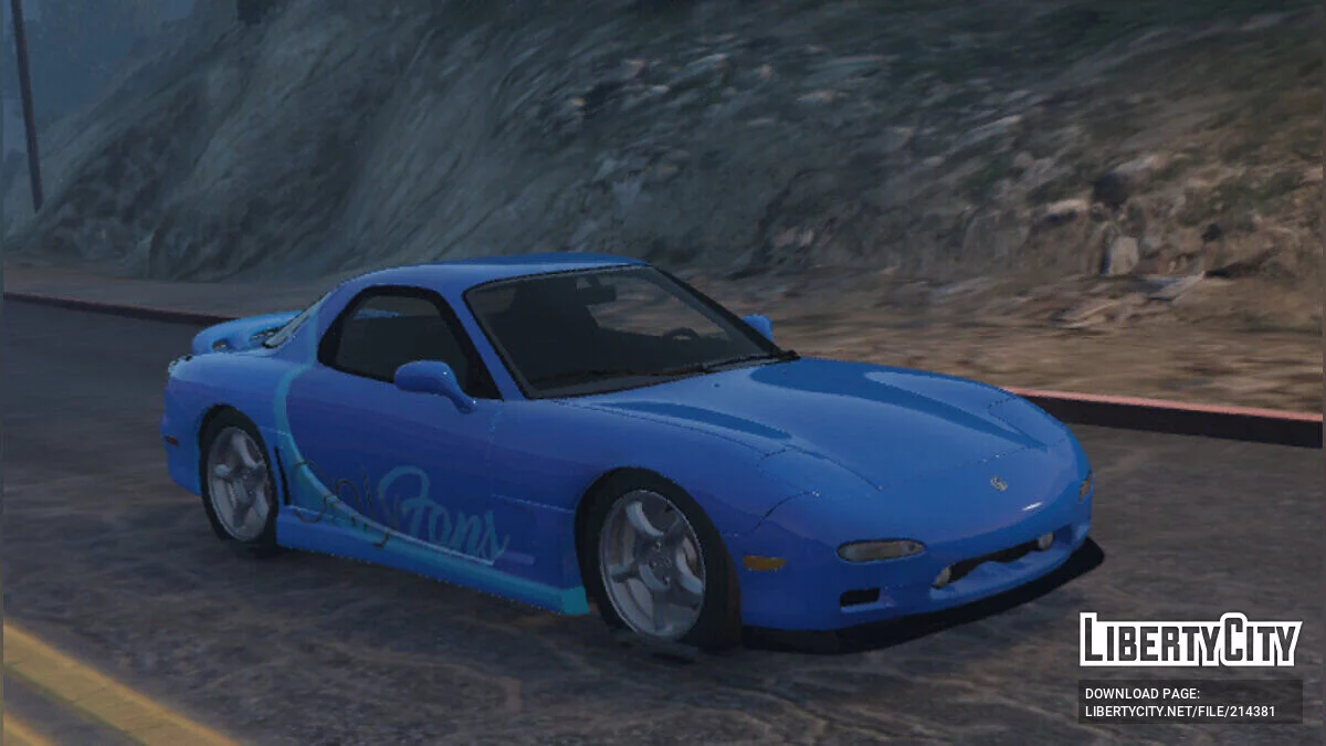 Ливрея OnlyFans для Mazda RX-7 / GTA 5
