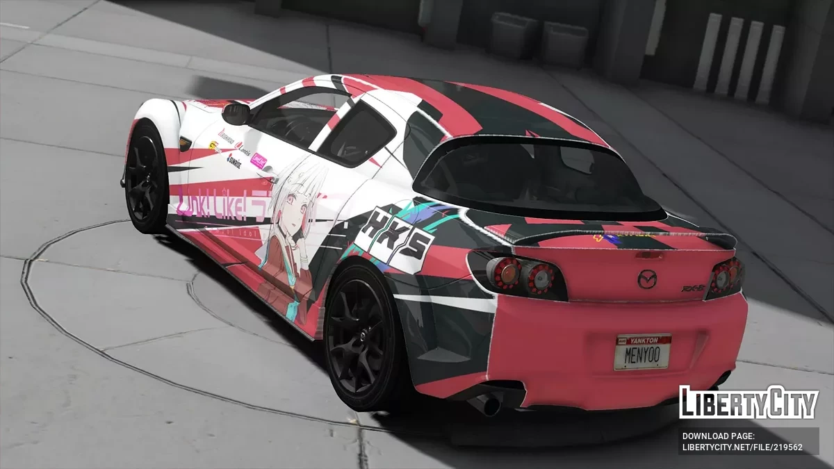 2009 Mazda RX8 Tsuzuri Yugiri Link Like Love Live / GTA 5