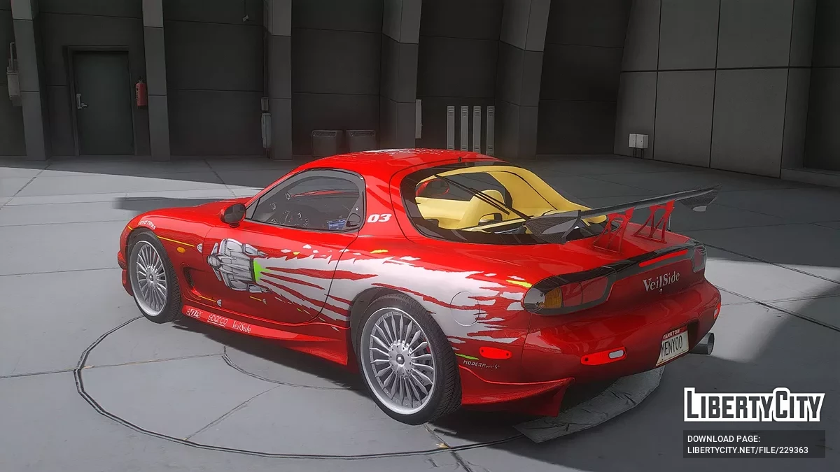 Mazda RX-7 из фильма Форсаж / GTA 5