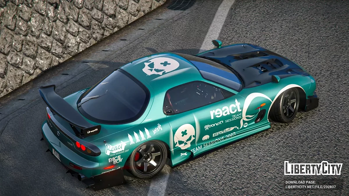 Mazda RX7 Spirit R (FD3S) rEACT / GTA 5