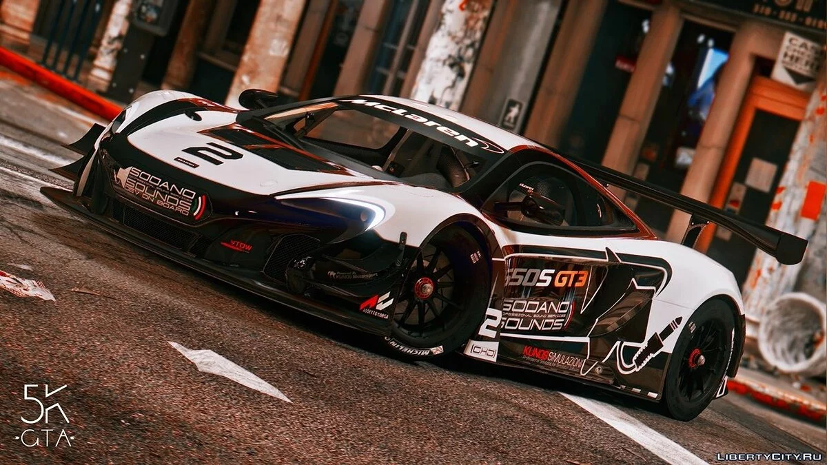 2015 McLaren 650s GT3 [Add-on/Replace] v1.06 / GTA 5