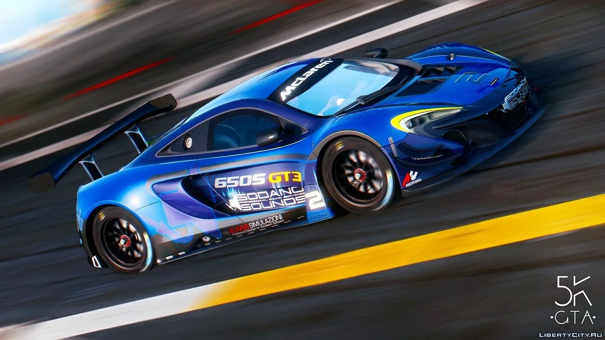 2015 McLaren 650s GT3 [Add-on/Replace] v1.06 / GTA 5