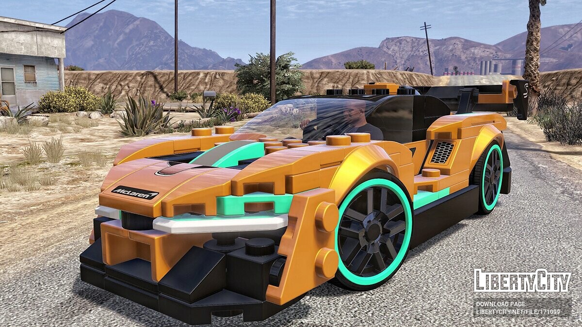 Скачать Mclaren Senna Lego для GTA 5