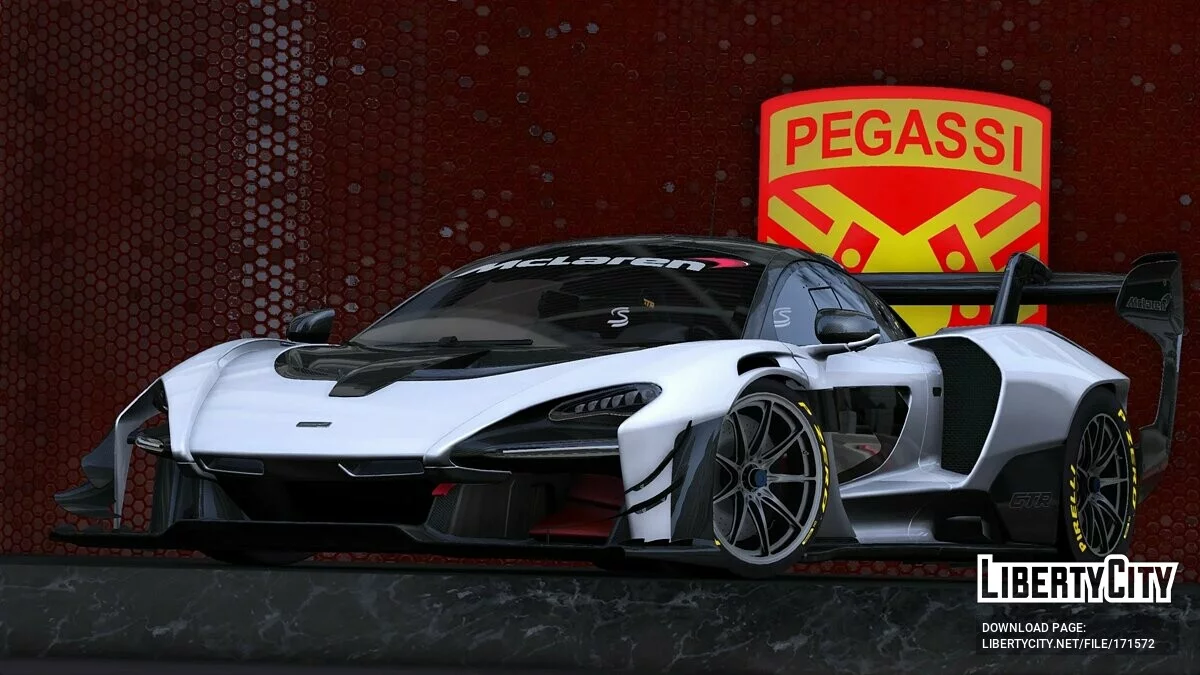 McLaren Senna GTR 2019 v2.0 / GTA 5