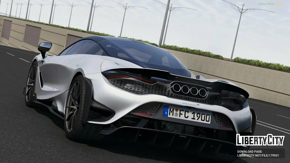 Mclaren 765LT 2021 v1.0 / GTA 5
