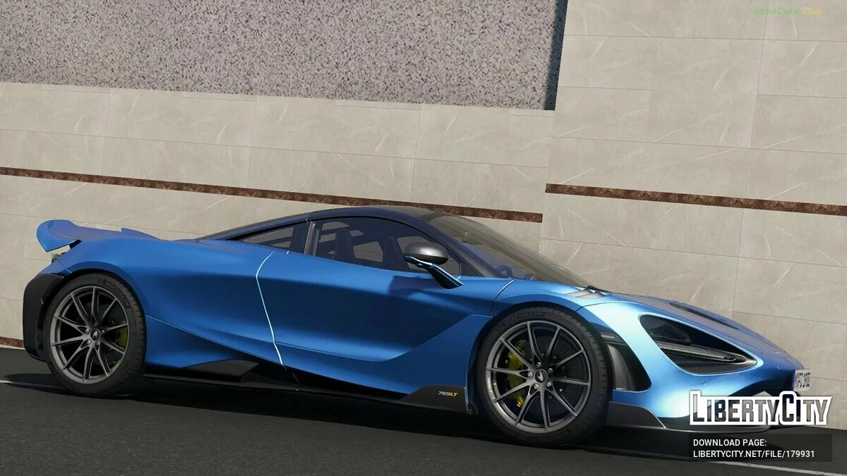 Mclaren 765LT 2021 v1.0 / GTA 5