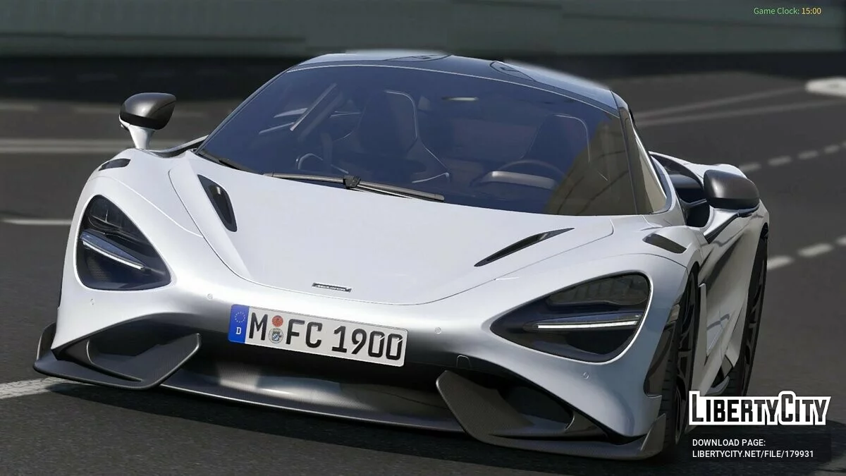Mclaren 765LT 2021 v1.0 / GTA 5