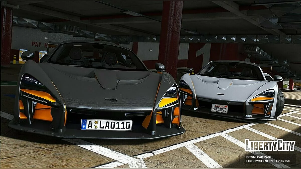 McLaren Senna Carbon MSO 2018 v1.0 / GTA 5