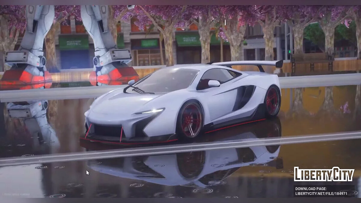 Mclaren 650s Animeted Light / GTA 5