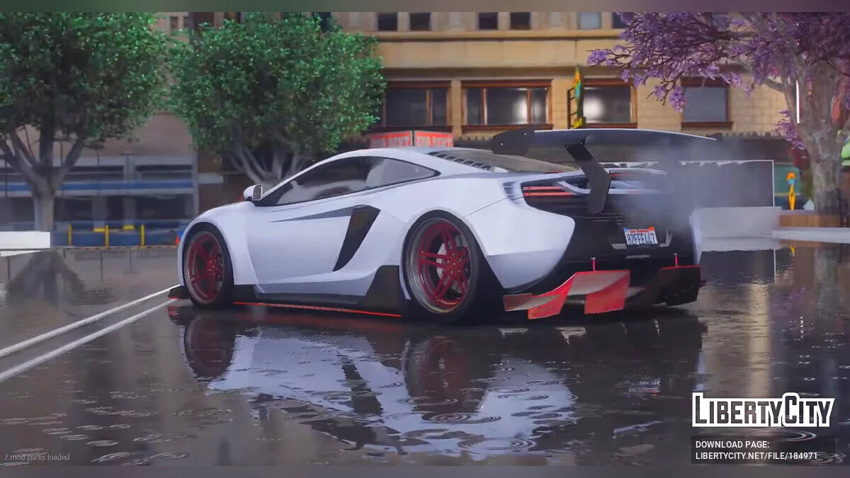 Mclaren 650s Animeted Light / GTA 5