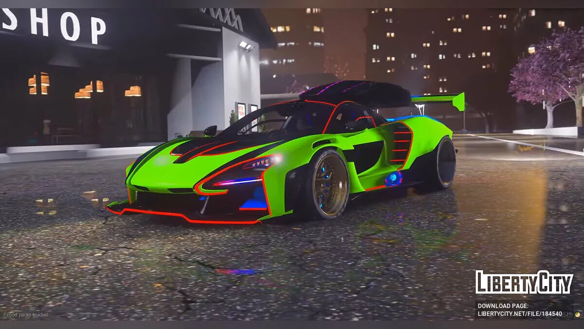 McLaren Senna Widebody Custom / GTA 5