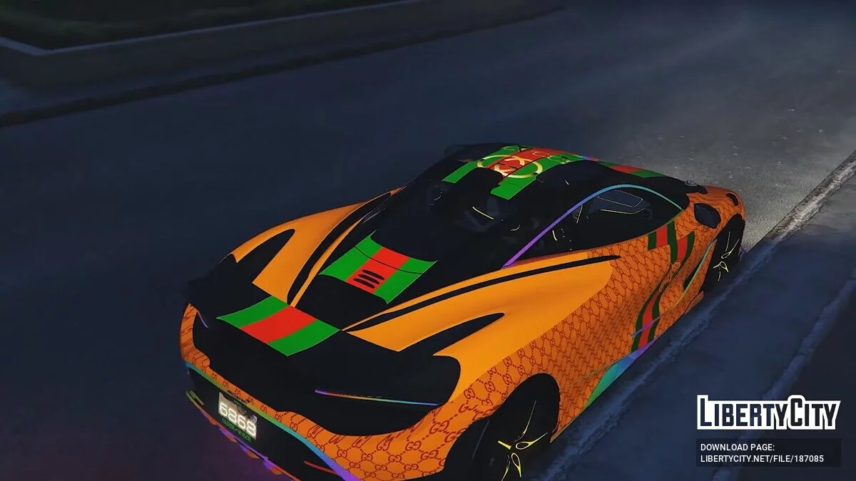 McLaren 765LT RGB LIghts / GTA 5