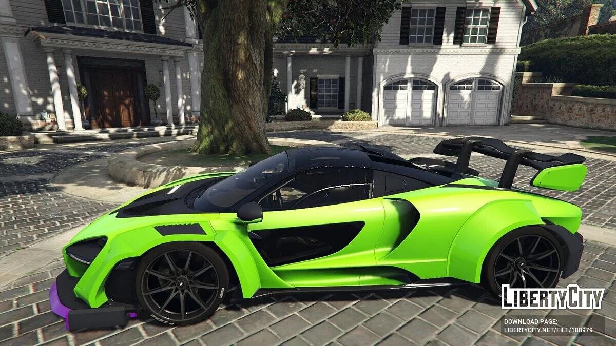 McLaren Senna Widebody Neon Edition / GTA 5