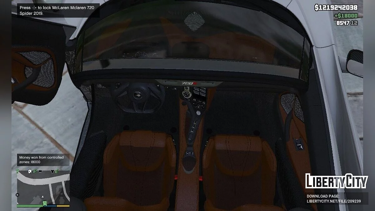 McLaren 720s Spider (Animated-Roof) [Add On / Handling] (Retexture) / GTA 5